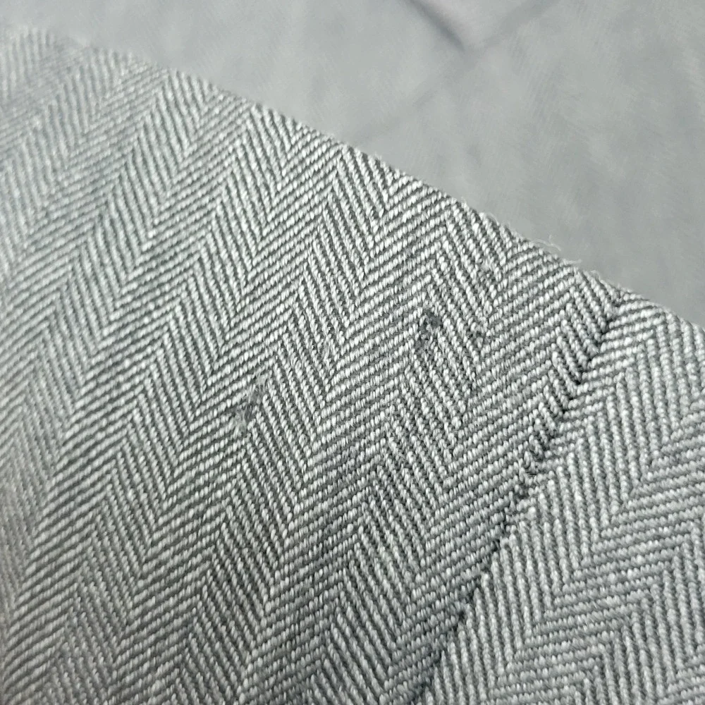 JOS A BANK Signature Mens Sport Coat Blazer Two Button Gray Wool Herringbone 38R